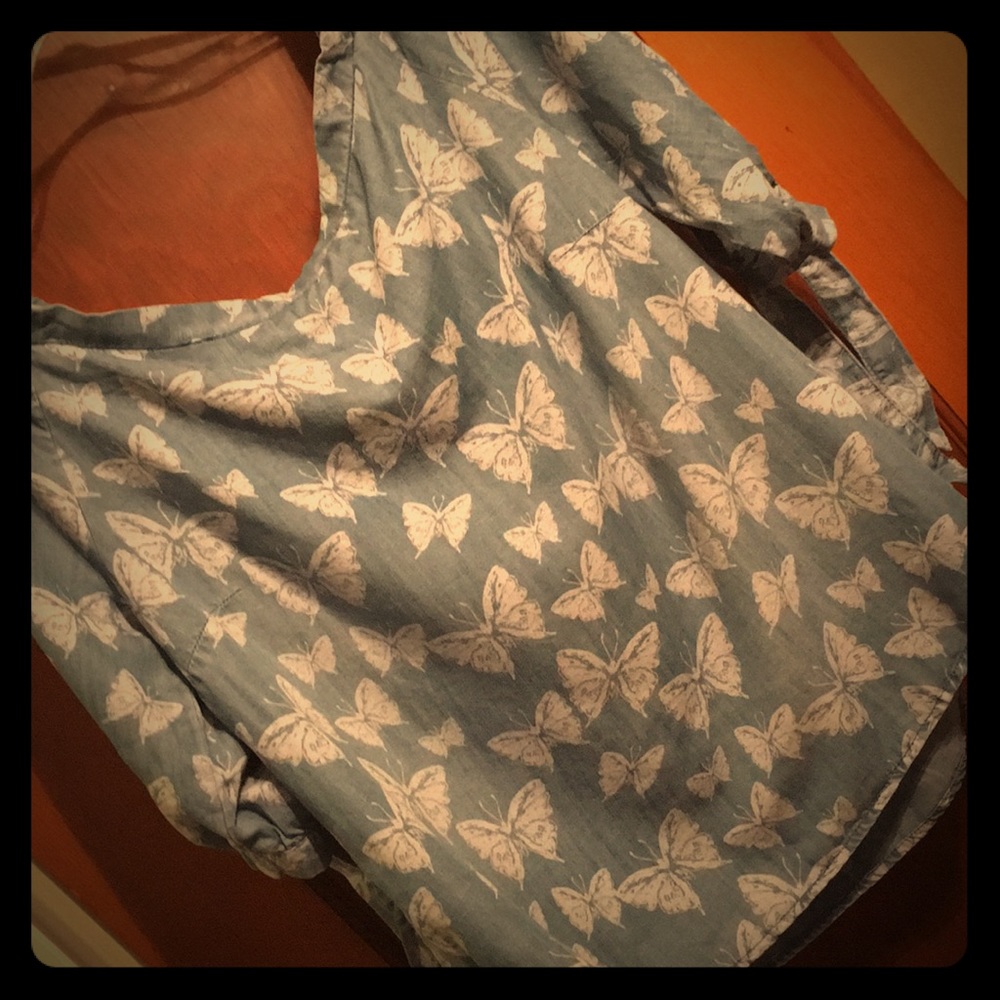 INC denim shirt